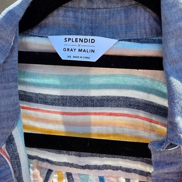 Splendid × Gray Marlin Casual Button Up Shirt - Picture 4 of 4